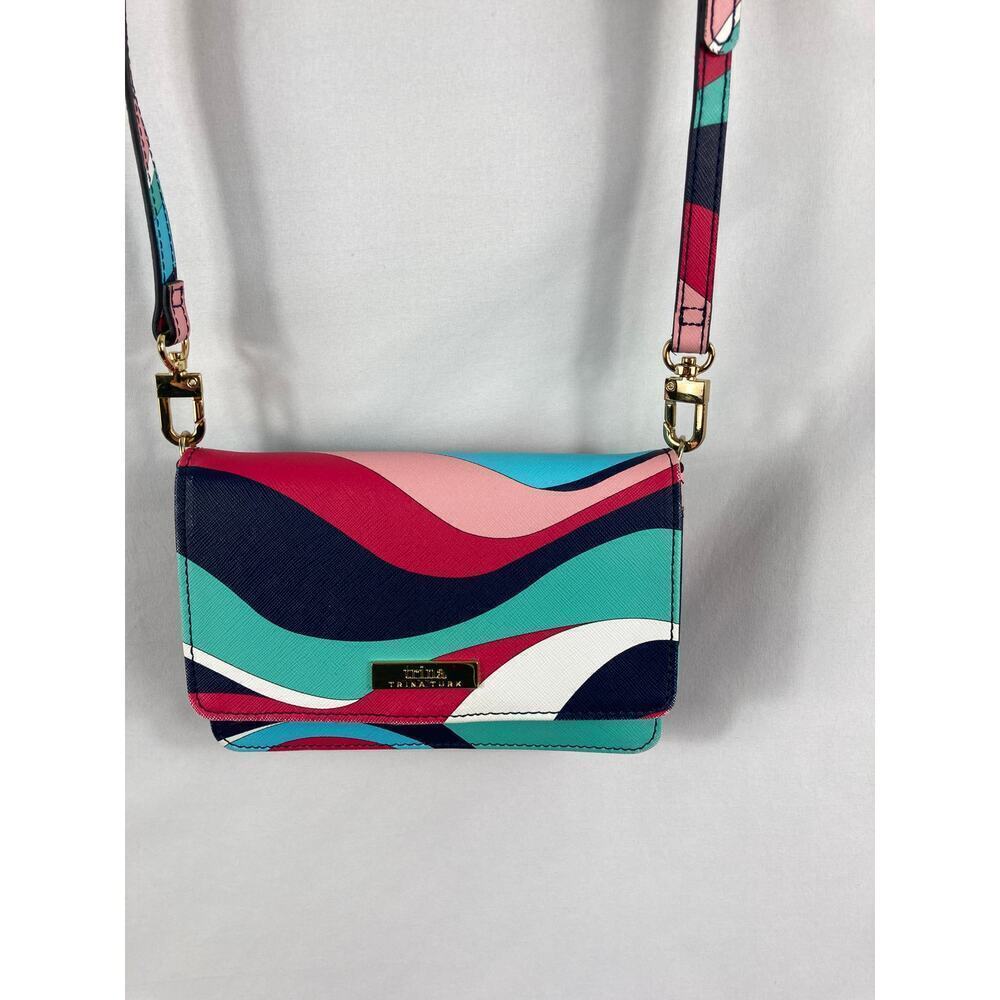 Trina Turk Swirl Colorful Pattern Mini Crossbody Bag